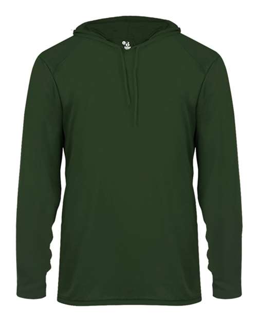 Badger 4105 Unisex B-Core Hooded Long Sleeve T-Shirt