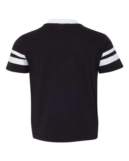 Augusta Sportswear 361 Youth V-Neck Jersey with Striped Sleeves