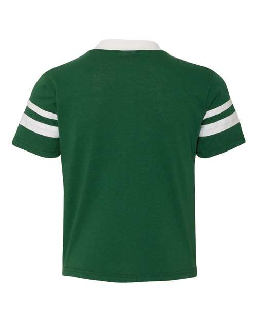 Augusta Sportswear 361 Youth V-Neck Jersey with Striped Sleeves