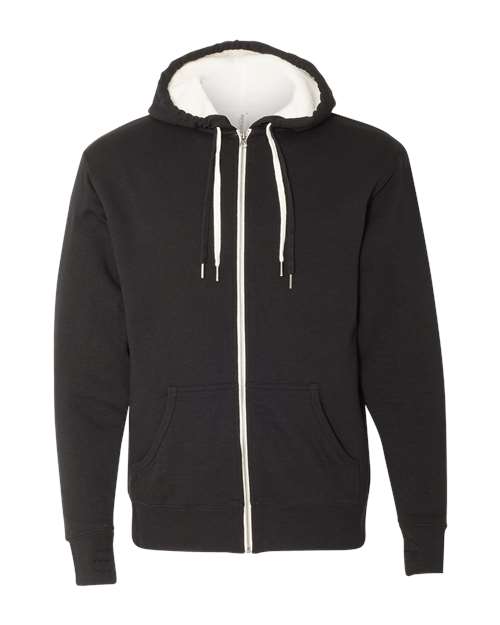 Independent Trading Co. EXP90SHZ Unisex Sherpa-Lined Hooded Sweatshirt