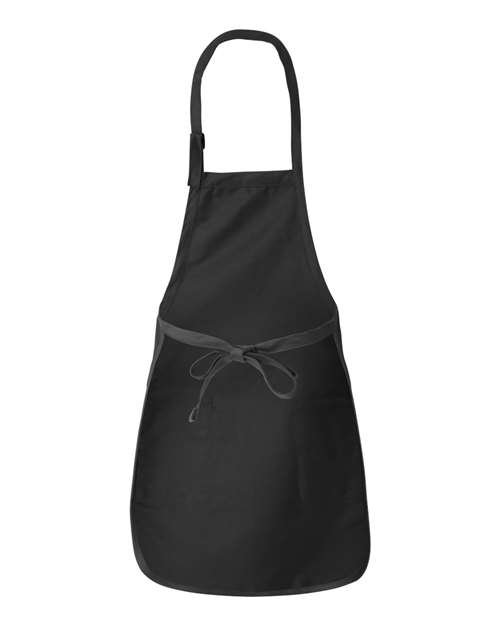 Q-Tees Q4350 Full-Length Apron with Pockets