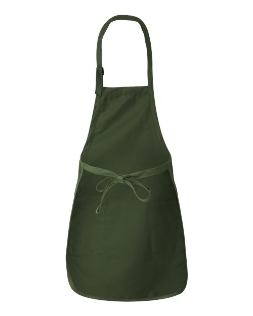 Q-Tees Q4350 Full-Length Apron with Pockets