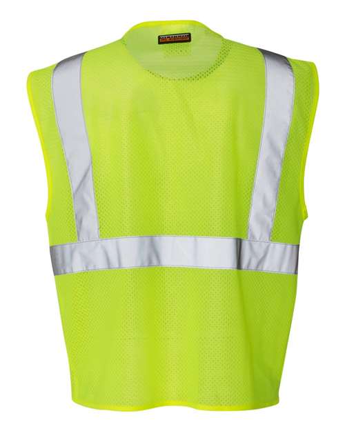 Kishigo 1532 Unisex Clear ID Vest with Zipper Closure