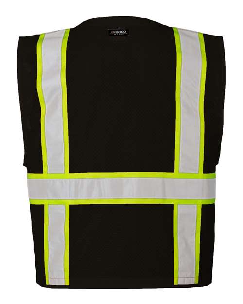 Kishigo B100-111 Unisex EV Series® Enhanced Visibility Multi-Pocket Mesh Vest