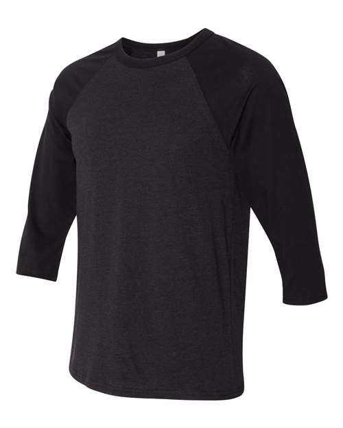 BELLA + CANVAS 3200 Unisex Three-Quarter Sleeve Baseball Tee