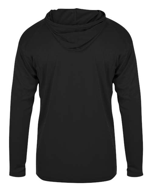 Badger 2105 Youth B-Core Hooded Long Sleeve T-Shirt