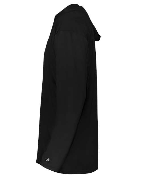 Badger 2105 Youth B-Core Hooded Long Sleeve T-Shirt