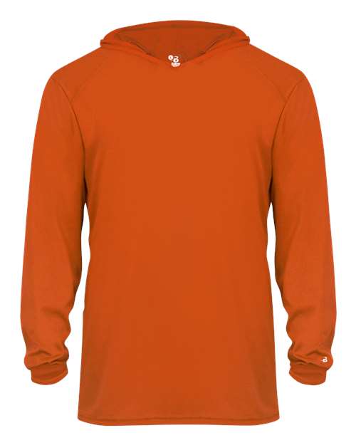 Badger 2105 Youth B-Core Hooded Long Sleeve T-Shirt