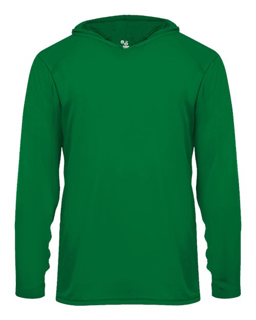 Badger 2105 Youth B-Core Hooded Long Sleeve T-Shirt
