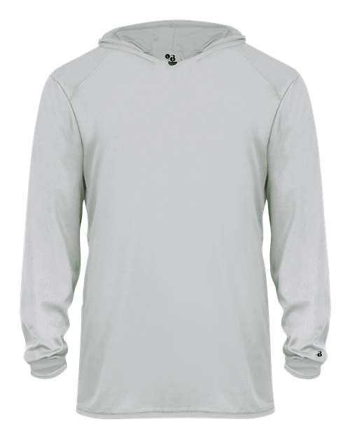 Badger 2105 Youth B-Core Hooded Long Sleeve T-Shirt