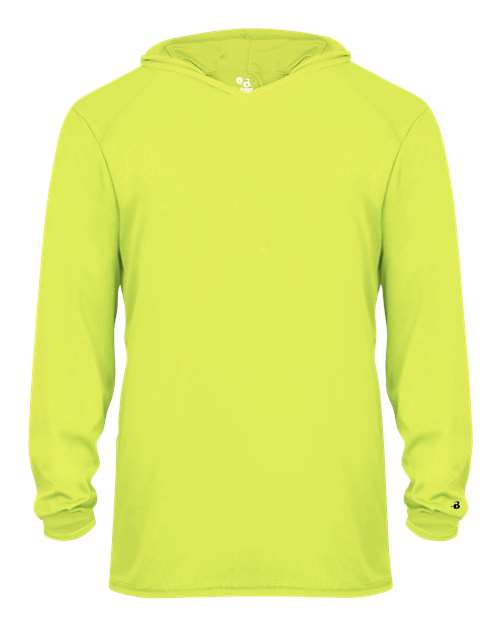 Badger 2105 Youth B-Core Hooded Long Sleeve T-Shirt