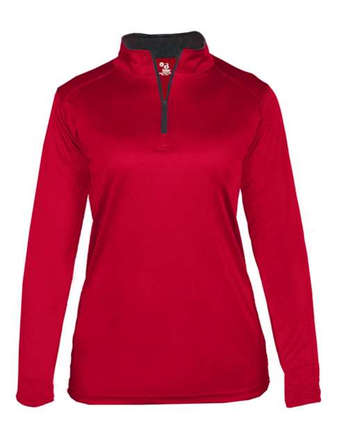 Badger 4103 Women’s B-Core Quarter-Zip Pullover