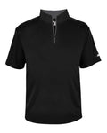 Badger 4199 Men's B-Core Short Sleeve Quarter-Zip