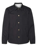 Independent Trading Co. EXP99CNB Men's Water-Resistant Windbreaker Coach’s Jacket