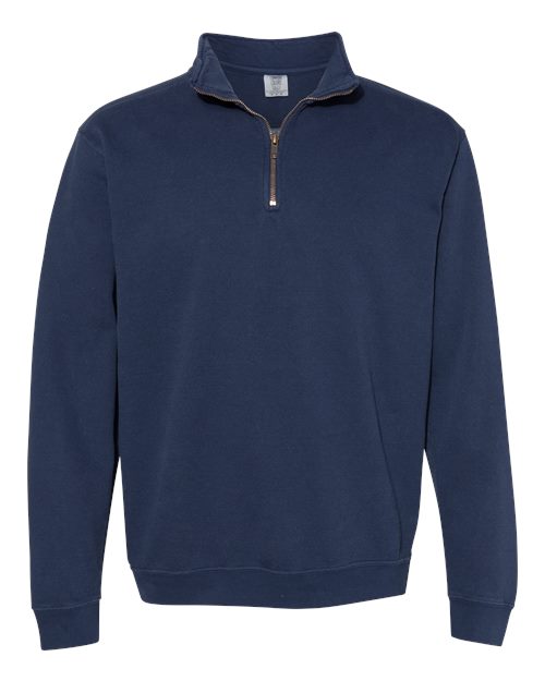 Comfort Colors 1580 Unisex Garment-Dyed Quarter-Zip Sweatshirt