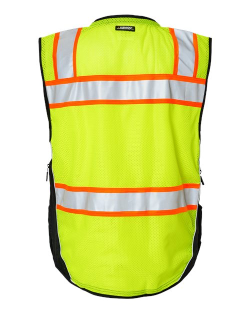Kishigo S5002-5003 Unisex Premium Black Series® Surveyors Vest