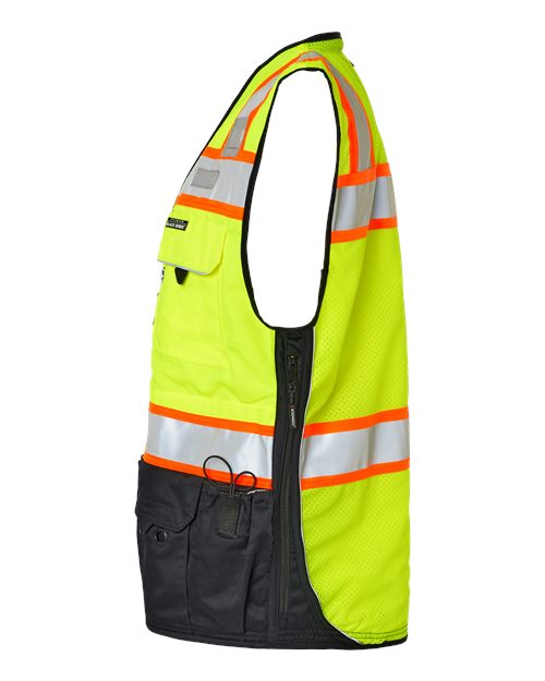 Kishigo S5002-5003 Unisex Premium Black Series® Surveyors Vest