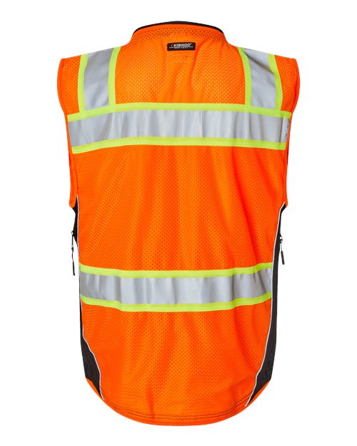 Kishigo S5002-5003 Unisex Premium Black Series® Surveyors Vest