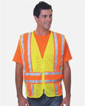Bayside 3787 Unisex USA-Made ANSI Safety Mesh Vest