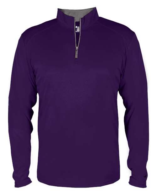 Badger 2102 Youth B-Core Quarter-Zip Pullover