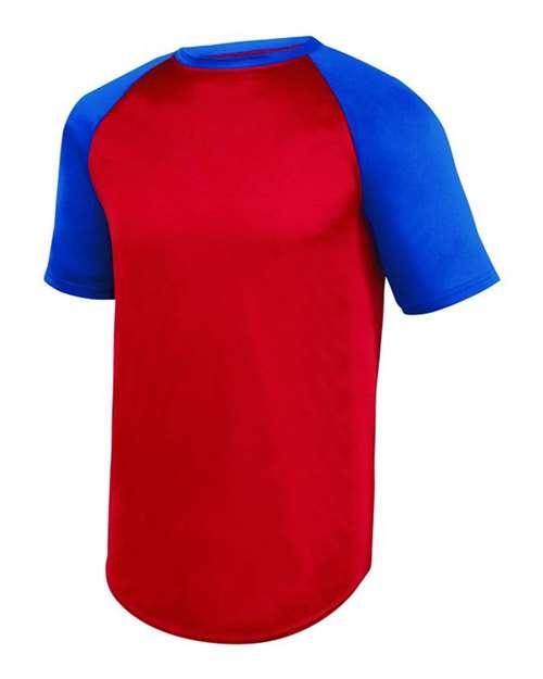 Augusta Sportswear 1509 Youth Wicking Short Sleeve Baseball Jersey