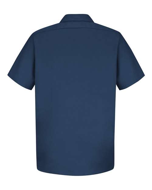Red Kap SC40T Men's Tall Cotton Short Sleeve Uniform Shirt