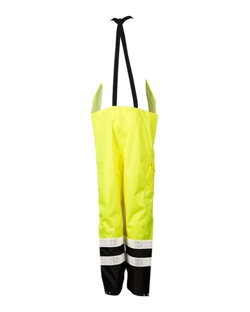 Kishigo RWB106-107 Unisex Premium Black Series® Rainwear Bib