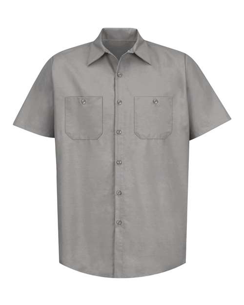 Red Kap SP24T Men's Tall Industrial Short Sleeve Work Shirt