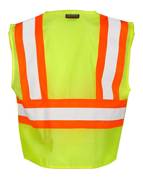 Kishigo 1174-1176 Unisex Contrasting Mesh Breakaway Vest
