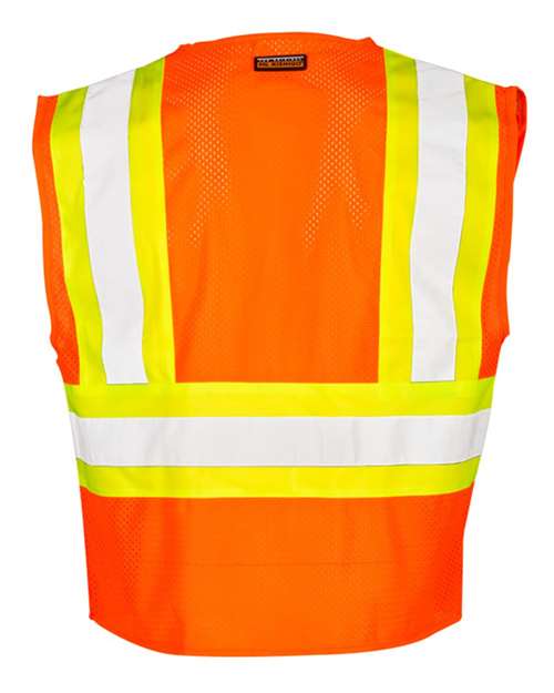 Kishigo 1174-1176 Unisex Contrasting Mesh Breakaway Vest