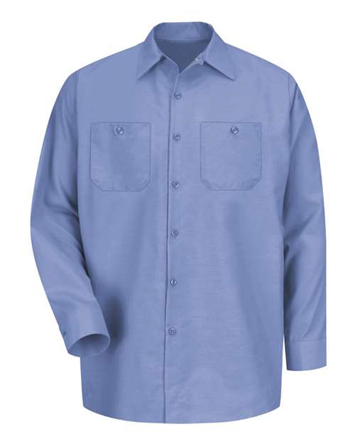 Red Kap SP14T Men's Tall Industrial Long Sleeve Work Shirt