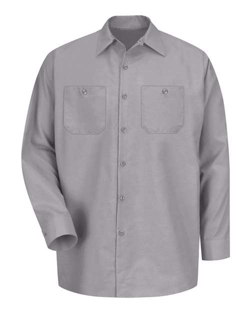 Red Kap SP14T Men's Tall Industrial Long Sleeve Work Shirt