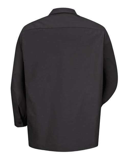 Red Kap SP14T Men's Tall Industrial Long Sleeve Work Shirt