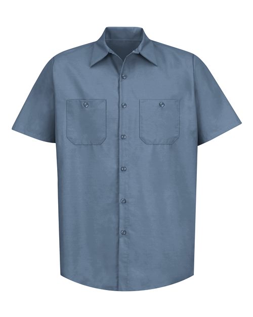 Red Kap SP24T Men's Tall Industrial Short Sleeve Work Shirt