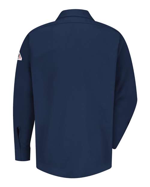 Bulwark SLS2 Men's Concealed-Gripper Pocketless Work Shirt