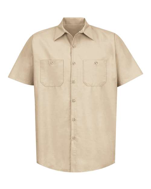 Red Kap SP24T Men's Tall Industrial Short Sleeve Work Shirt