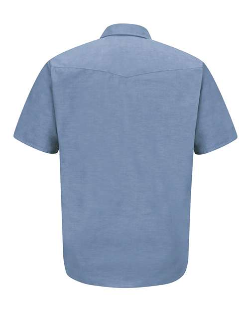 Red Kap SC24T Men's Tall Deluxe Western Style Short Sleeve Shirt