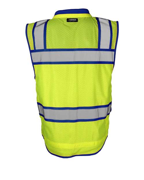 Kishigo S5042-5046 Men's Color Contrast High Performance Surveyors Vest
