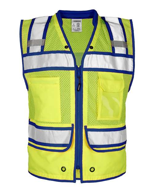 Kishigo S5042-5046 Men's Color Contrast High Performance Surveyors Vest