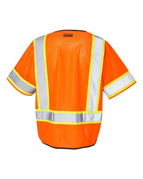 Kishigo 1565-1566 Unisex Class 3 Mesh Zippered Vest