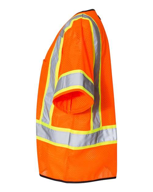 Kishigo 1565-1566 Unisex Class 3 Mesh Zippered Vest