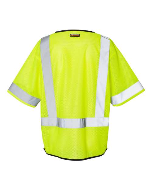 Kishigo 1567-1568 Unisex Economy Single Pocket Zipper Vest