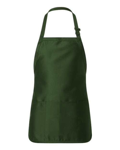 Q-Tees Q4250 Full-Length Apron with Pouch Pocket