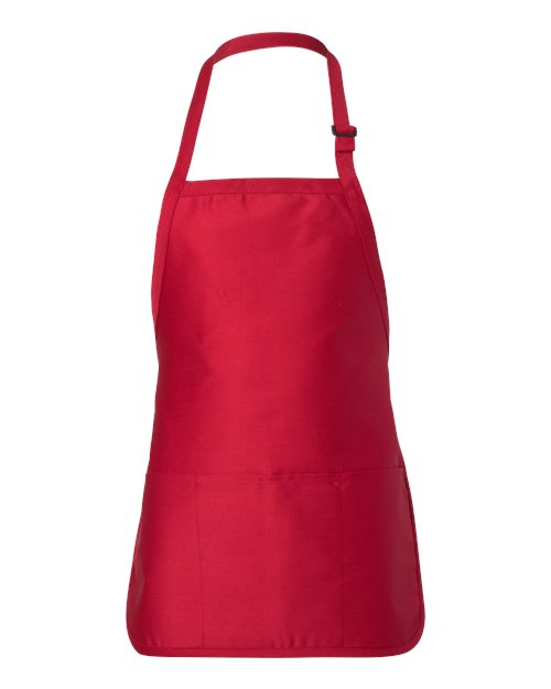 Q-Tees Q4250 Full-Length Apron with Pouch Pocket