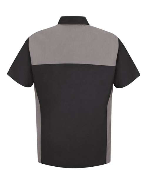 Red Kap SP28T Men's Tall Short Sleeve Motorsports Shirt