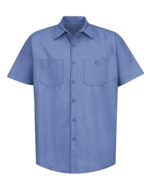 Red Kap SP24T Men's Tall Industrial Short Sleeve Work Shirt
