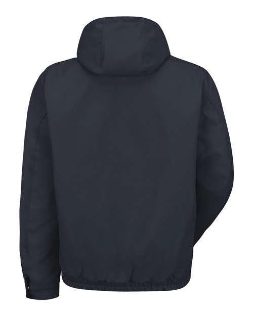 Red Kap JD20 Men's Blended Duck Zip-Front Hooded Jacket
