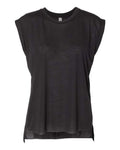 BELLA + CANVAS 8804 Women’s Flowy Rolled Cuffs Muscle Tee