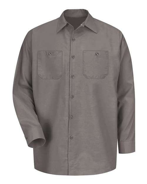 Red Kap SP14T Men's Tall Industrial Long Sleeve Work Shirt