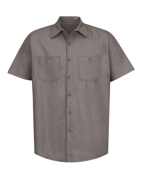 Red Kap SP24T Men's Tall Industrial Short Sleeve Work Shirt